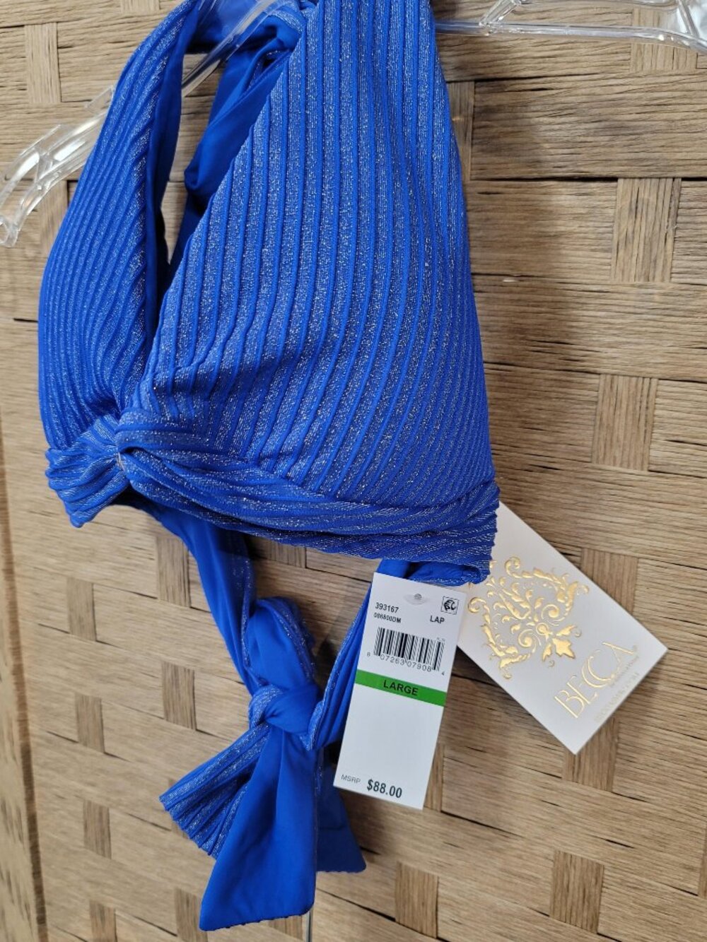 BECCA GOLDEN ISLE HALTER circle mosaic cut-out hardware - Lapis sizes S, M, L, D - Picture 5 of 6